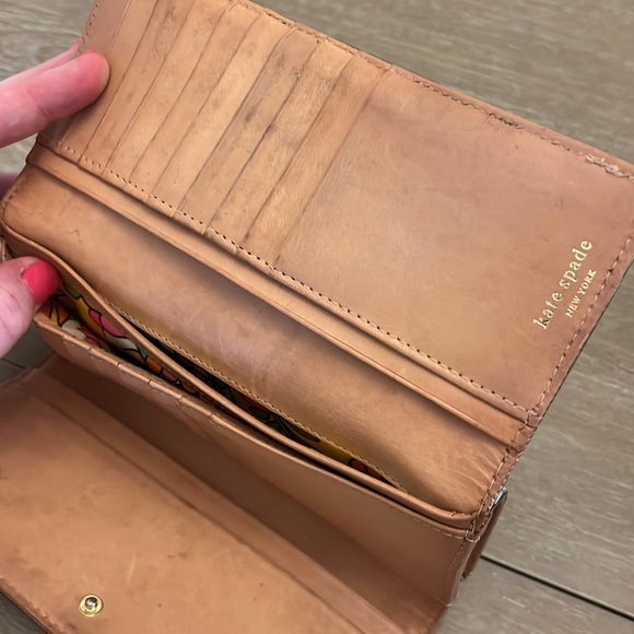 Kate Spade Large Continental Light Blue Wallet​​ - Picture 4 of 5